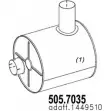 Глушитель ASSO 6 9Q92A 2408159 505.7035