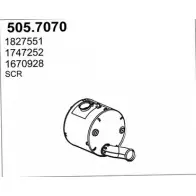 Глушитель ASSO 2 VBJ6 2408183 505.7070