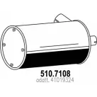 Глушитель ASSO 2408677 510.7108 SLQ NS8G