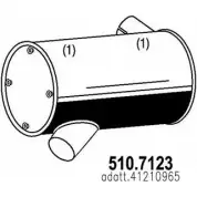 Глушитель ASSO 23 37U0 510.7123 2408688