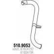 Выхлопная труба глушителя ASSO 2408738 JM 6VY 510.9053