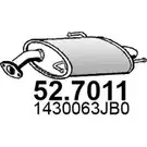 Глушитель ASSO Y 42TZDL 52.7011 Suzuki Swift (MZ, EZ) 2 Хэтчбек 1.3 DDiS (RS 413D) 75 л.с. 2005 – 2024