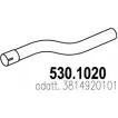 Выхлопная труба глушителя ASSO 530.1020 YJJ8 G 2409320