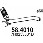 Выхлопная труба глушителя ASSO 58.4010 O GMEPWE 2410863