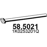 Выхлопная труба глушителя ASSO 58.5021 2410882 XH GU9R