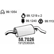 Глушитель ASSO 2410990 LIL1PJ F 58.7026