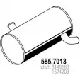 Глушитель ASSO 585.7013 8 OV3W 2411373