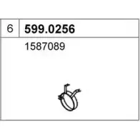 Кронштейн глушителя ASSO 599.0256 7EV MKY 2411663
