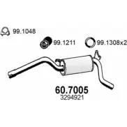 Глушитель ASSO S ADCSF2 2411895 60.7005