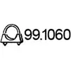 Хомут глушителя ASSO AOO7 1LV 99.1060 Opel Vectra (C) 3 Седан 1.9 CDTI (F69) 120 л.с. 2004 – 2009