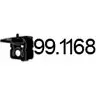 Кронштейн глушителя ASSO 99.1168 GM P1U4S 2412245