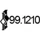 Кронштейн глушителя ASSO 99.1210 2412259 KT BGOG