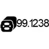 Кронштейн глушителя ASSO 99.1238 O WMPQ 2412287