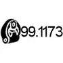 Кронштейн глушителя ASSO KVT U5 Mitsubishi Colt 99.1283