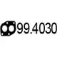 Прокладка глушителя ASSO 2412523 99.4030 WHA YV