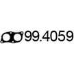 Прокладка глушителя ASSO 99.4059 ELSM OK 2412552