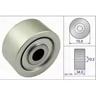 Обводной ролик приводного ремня AUTEX ILRRW 655117 XZ 6EDU 2422036