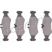 Тормозные колодки, дисковые, комплект TOPRAN 2437436 21622 2162 1 112 167