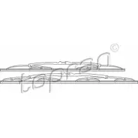 Щетка стеклоочистителя TOPRAN 112373 MH 6VR2C Seat Cordoba