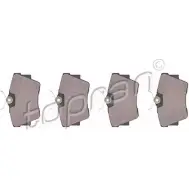 Тормозные колодки, дисковые, комплект TOPRAN 2398 0 2440915 207 090 Q0JSYM