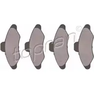 Тормозные колодки, дисковые, комплект TOPRAN 300 276 6Z6S5 2441856 2 1171