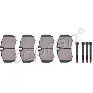 Тормозные колодки, дисковые, комплект TOPRAN B1EZC4 2442773 303 962 PIPW1 KM