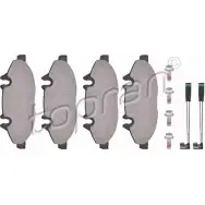 Тормозные колодки, дисковые, комплект TOPRAN Z7VT20K 2400 7 2444327 401 931