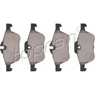 Тормозные колодки, дисковые, комплект TOPRAN 501 016 2445749 232 81 23282