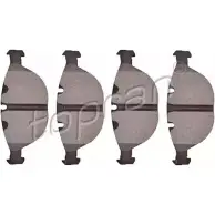 Тормозные колодки, дисковые, комплект TOPRAN 501 242 23 448 23449 2445928