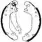 Тормозные колодки, комплект E.T.F. 2455216 7NSI 83 09-0400 2E8XA