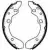 Тормозные колодки, комплект E.T.F. G ODYQ 2455248 MD97AO 09-0442
