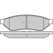 Тормозные колодки, дисковые, комплект E.T.F. 12-1162 D1466-8665 2456714 239 94