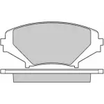 Тормозные колодки, дисковые, комплект E.T.F. 2456722 2 4042 12-1170 D1009-7913