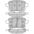 Тормозные колодки, дисковые, комплект E.T.F. 2457190 12-1638 2 2220 22221