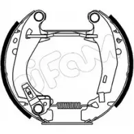 Тормозные колодки, комплект CIFAM 8A ASXF 2461154 151-009 U58JF