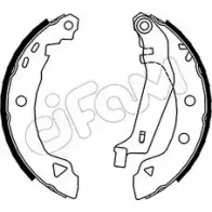 Тормозные колодки, комплект CIFAM RSBP 7G9 153-002Y IKBW0 Fiat Brava (182) 1 Хэтчбек 1.9 TD 100 S (182.BF) 100 л.с. 1996 – 2001