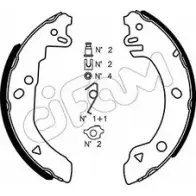 Тормозные колодки, комплект CIFAM 0C3XN L8 M21L 153-118K 2461710