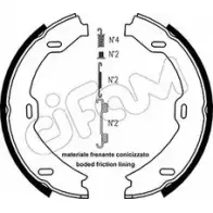 Тормозные колодки ручника, комплект CIFAM ZSISSU 153-241K 1H 8MP9C Mercedes S-Class (W220) 2 Седан 3.2 S 320 CDI (220.025. 2225) 204 л.с. 2002 – 2005