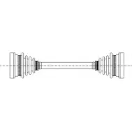 Приводной вал CIFAM F1 WS2R 655-1147 2464845 PLSYJMH