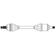 Приводной вал CIFAM 20FHGF 655-520 E 4K3I Citroen Xsara 1 (N0) Купе 1.6 i 88 л.с. 1998 – 2000