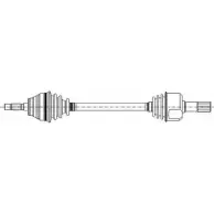 Приводной вал CIFAM 7QON10C 655-980 X3COG DI 2465633
