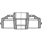 Тормозной барабан CIFAM IKXF4 GQ RM4UGV Ford Focus 1 Хэтчбек 1.8 Turbo DI / TDDi 90 л.с. 1998 – 2004 700-319K