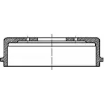 Тормозной барабан CIFAM I 3IW8 700-369 Ford Transit 6 (FD) Автобус 2.4 DI RWD (FB. FC. FA) 120 л.с. 2000 – 2006 GXK2H