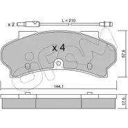Тормозные колодки, дисковые, комплект CIFAM 822-017-1 2AR0G8X 2467293 2 0367