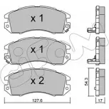 Тормозные колодки, дисковые, комплект CIFAM 21496 21 495 822-135-0 Subaru Impreza (GFC) 1 Купе 1.8 AWD 103 л.с. 1993 – 1995