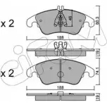 Тормозные колодки, дисковые, комплект CIFAM Mercedes CLS (C218) 2 Купе 3.0 CLS 400 4 matic (2167) 333 л.с. 2014 – 2024 822-775-2 24310 2420 8