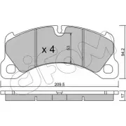 Тормозные колодки, дисковые, комплект CIFAM 822-956-0 24 685 2468670 RZ1DWF