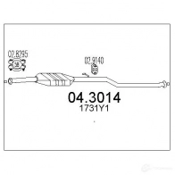 Катализатор MTS 5 YRJE 043014 8033464434717 1701346