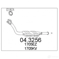 Катализатор MTS ZWGD CK 8033464061142 043256 Peugeot 306 1 (7A, 7C, N3, N5) Хэтчбек 2.0 HDI 90 90 л.с. 1999 – 2002