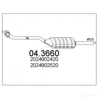 Катализатор MTS 5 D4X3 043660 8033464063962 1701851